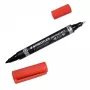 Permanentmarker Staedtler Lumocolor Duo Fein-/Rundspitze Rot