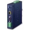 Planet industrieller RS-232 -422 -485 zu IP-Konverter - 1x COM - 1x 100Base-FX -SFP - 9-48VDC - -40-+75