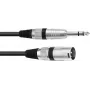 XLR auf 6,3 mm Adapterkabel Omnitronic 30225195 — 1x XLR-Stecker auf 1x 6,3 mm Klinke