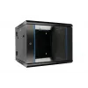 Extralink Rackmount-Gehäuse 9U 600x600 AZH Schwarz wandmontiert, Schwingtyp