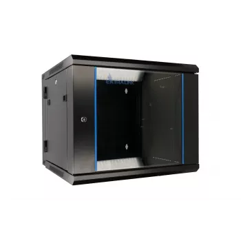 Extralink Rackmount-Gehäuse 9U 600x600 AZH Schwarz wandmontiert, Schwingtyp