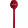 Tragbares Interview-Mikrofon Rode Interview GO – Rot (kompakt, Handgerät, Plug-and-Play)