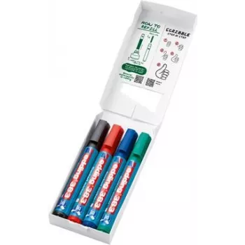 Flipchart-Marker Edding 383 1,0–5,0 mm sortierte Farben 4 Stück
