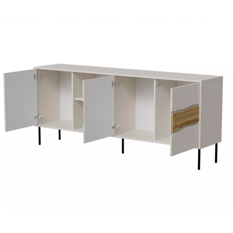 Cama INSERTO 3D1W Kommode 190x40x80 Kaschmir + LED