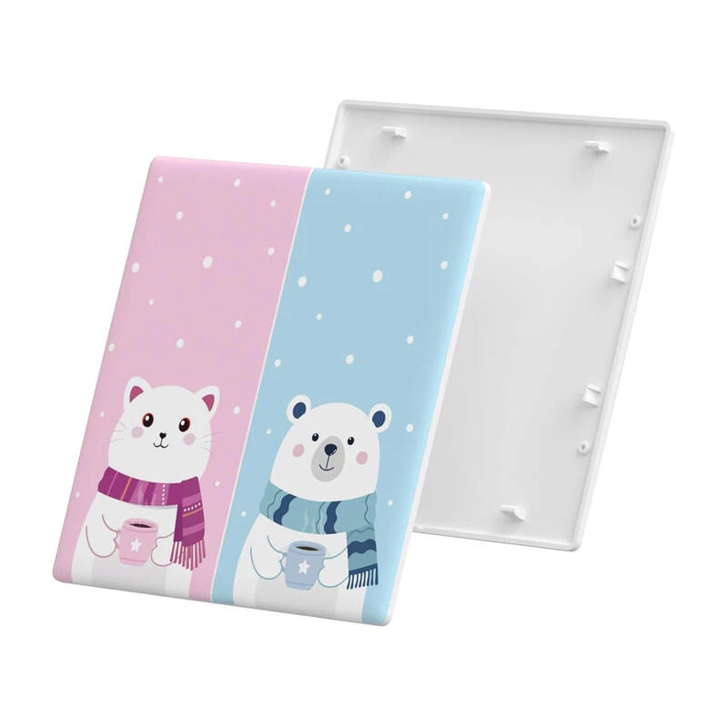 Dekorative Abdeckung für Sonoff T5-2C-86-cartoon Touch-Schalter, Themen-Frontplatte für 2-fach Wand-Touch-Controller