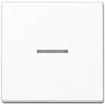 Lichtschalter JUNG A 590 KO5 WW — 1-fach-Taster, Duroplast weiß, 55×55 mm