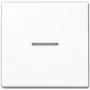 Lichtschalter JUNG A 590 KO5 WW — 1-fach-Taster, Duroplast weiß, 55×55 mm