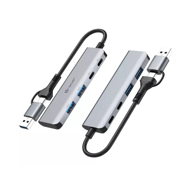 TRACER ADAPTER A-5 USB Type-C auf USB-A 2x USB-A + 2x USB-C