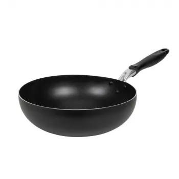 Resto Kitchenware 93603 Bratpfanne Wok/Pfanne Rund
