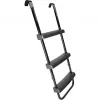 Trampolinleiter HUDORA universal 70–100 cm, schwarz, verstellbare Sicherheitsstufen