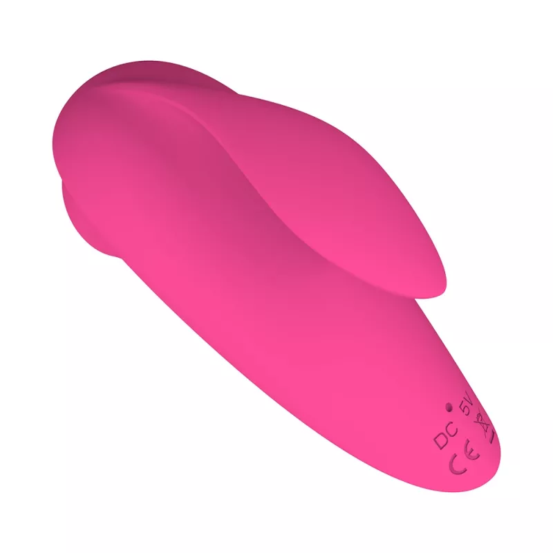Klitoris-Massagegerät Erolab Dolphin VVS01r Rose Pink — kompakter persönlicher Stimulator, USB-wiederaufladbar