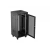 Rack-Schrank LANBERG FF01-6624-23BL 24U freistehend 19 Zoll 600×600 mm IP20 schwarz