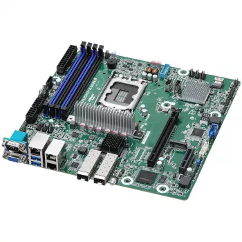 ASRock Mainboard EC262D4U2-2L2Q/E810 micro-ATX Sockel 1700 DDR5-only Single - Mainboard - Intel Sockel 1700 (Core i)