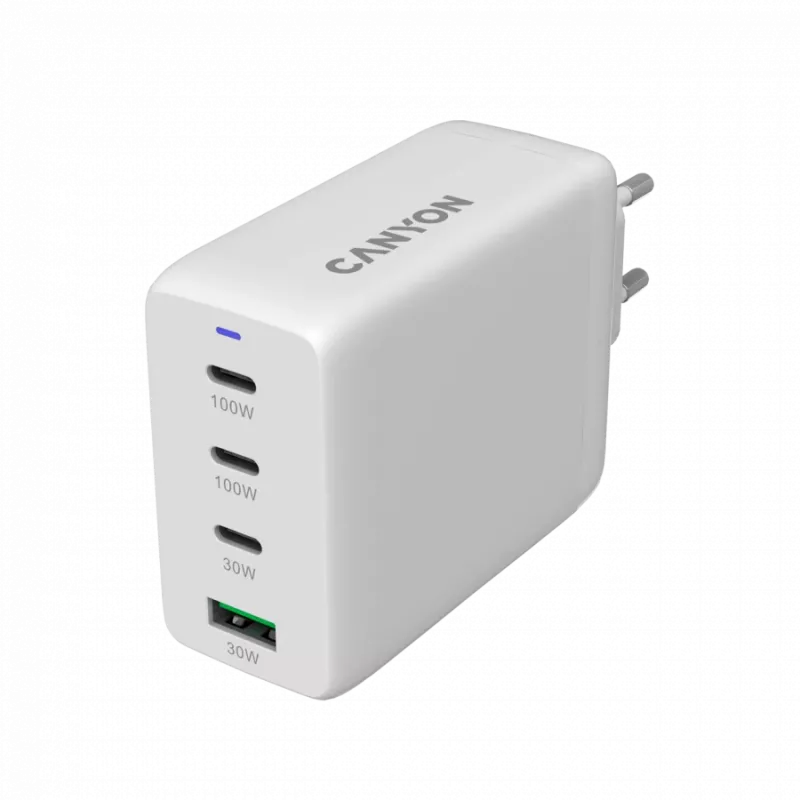 Canyon 100ACC High-Speed Universal-Wandladegerät - 2x USB-C 100W - 1x USB-C 30W -