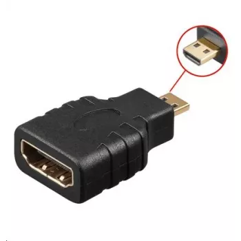 Microconnect HDM19F19MM Kabel-Geschlechterwechsler Micro HDMI HDMI Schwarz