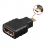 Microconnect HDM19F19MM Kabel-Geschlechterwechsler Micro HDMI HDMI Schwarz