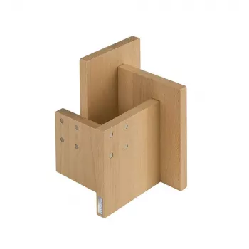 ARTELEGNO COMBI Magnetischer Messerhalter mit Behälter