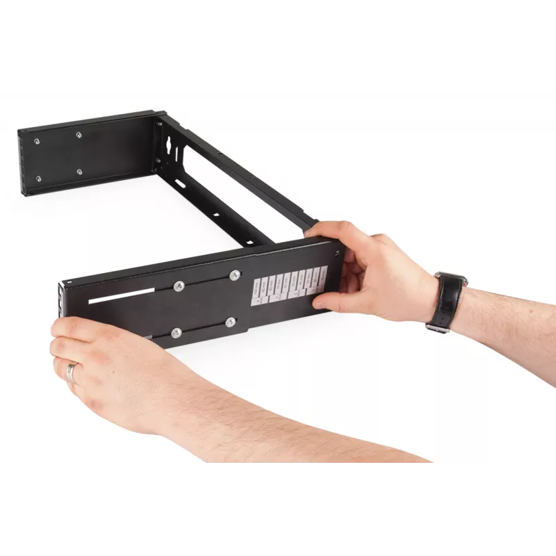Digitus DN-19 PB-4U-SW - Wandschrank - Schwarz, RAL 9005 - 8U - 48,3 cm (19 inch) (DN-19 PB-8U-SW)
