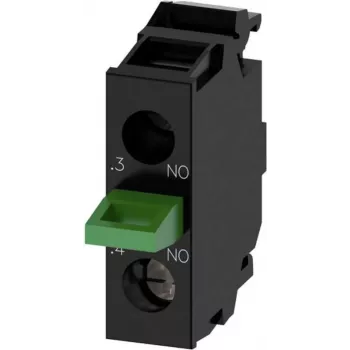 Siemens 3SU14002AA101BA0 - Schraube - Schwarz - IP40 IP20 EAC UL cUL - AC - DC - 5 - 500 V - 50 / 60 Hz