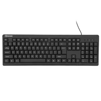 Tellur Kabelgebundene USB-Tastatur Schwarz – Basic USB, US-Layout