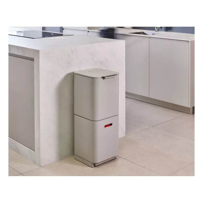Joseph Joseph Abfalleimer Totem 60 L steingrau