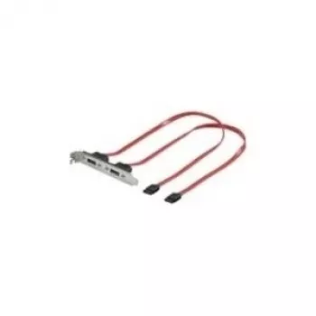 Wentronic goobay - SATA-Blende, Intern/extern - Serial ATA 150/300 - SATA (W) auf eSATA (M) - 50 cm (93046)