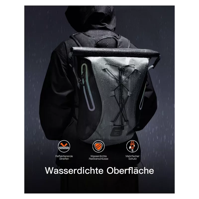 inateck Notebook-Rucksack BP06003 grau/schwarz 25-30L