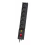Verlängerungskabel Lestar LX 610 G-A K.:CZ 3.0M — 5 m Kabel, Typ-E-Steckdosen, 10 A, 250 V, Innenbereich, schwarz