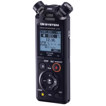 Audio-Recorder Olympus LS-P5 Schwarz 149 h Aufnahmezeit 72 h Akkulaufzeit