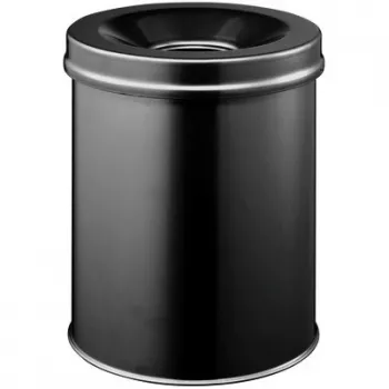 Runder Stahlabfalleimer Durable 3305-01 15L