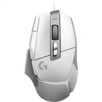 Gaming-Maus-Bundle Logitech G G502 X mit G240 Hart-Gaming-Mauspad — Rechtshändig, Optisch 25600 DPI, USB Typ-A, 13 Tasten, Weiß