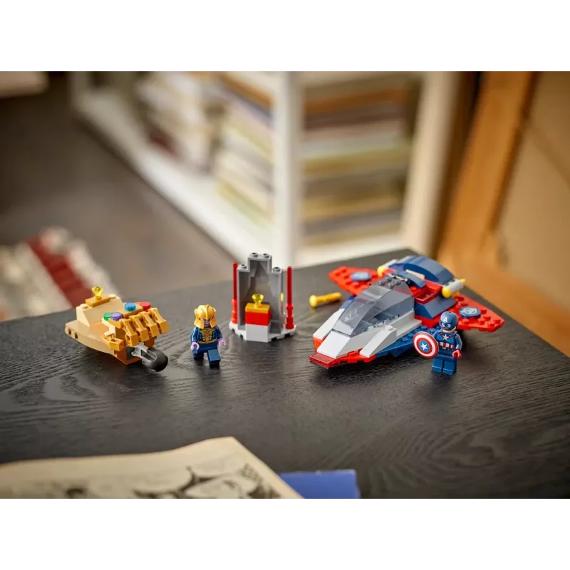 Bauset LEGO Marvel Super Heroes Captain America Thanos 76319 — 107 Teile, 2 Minifiguren, Alter 4+