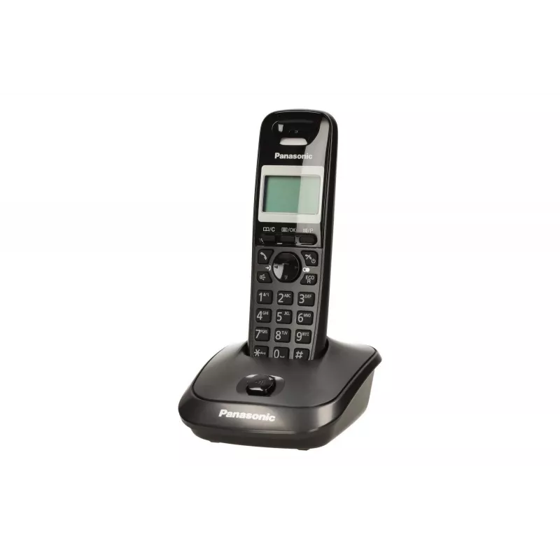 Panasonic KX-TG2511 DECT-Telefon Schwarz mit Rufnummernanzeige