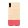 Handyhülle man and wood für iPhone XR — miss match white