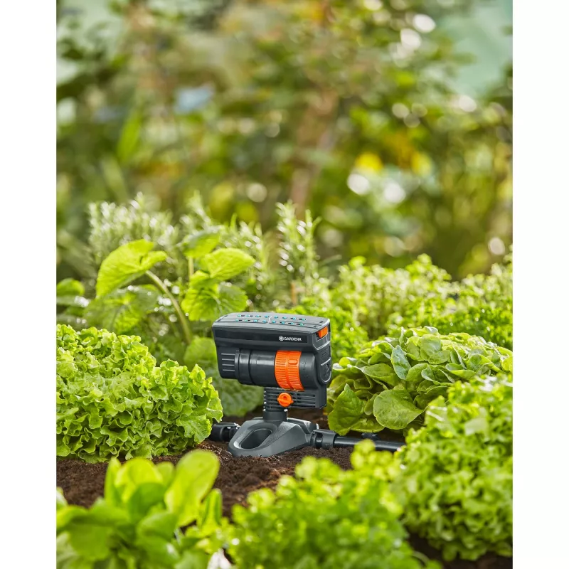 Oszillierender Wassersprinkler Gardena 13325-20 Schwarz 1 Stück