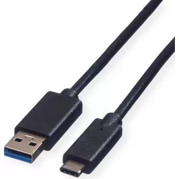 Secomp 11.44.9010 USB-Kabel 0,5 m USB 3.2 Gen 1 (3.1 Gen 1) USB A USB C Schwarz (11.44.9010)