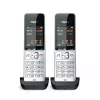 Gigaset COMFORT 500HX duo Analog/DECT Telefon Anruferkennung Schwarz, Silber