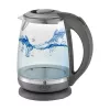 Adler | Wasserkocher | AD 1286 | Standard | 2200 W | 2 L | Kunststoff/Glas | 360° drehbare Basis | Grau/Transparent