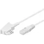 Goobay 60677 Telefonkabel 30 m Weiß (60677)