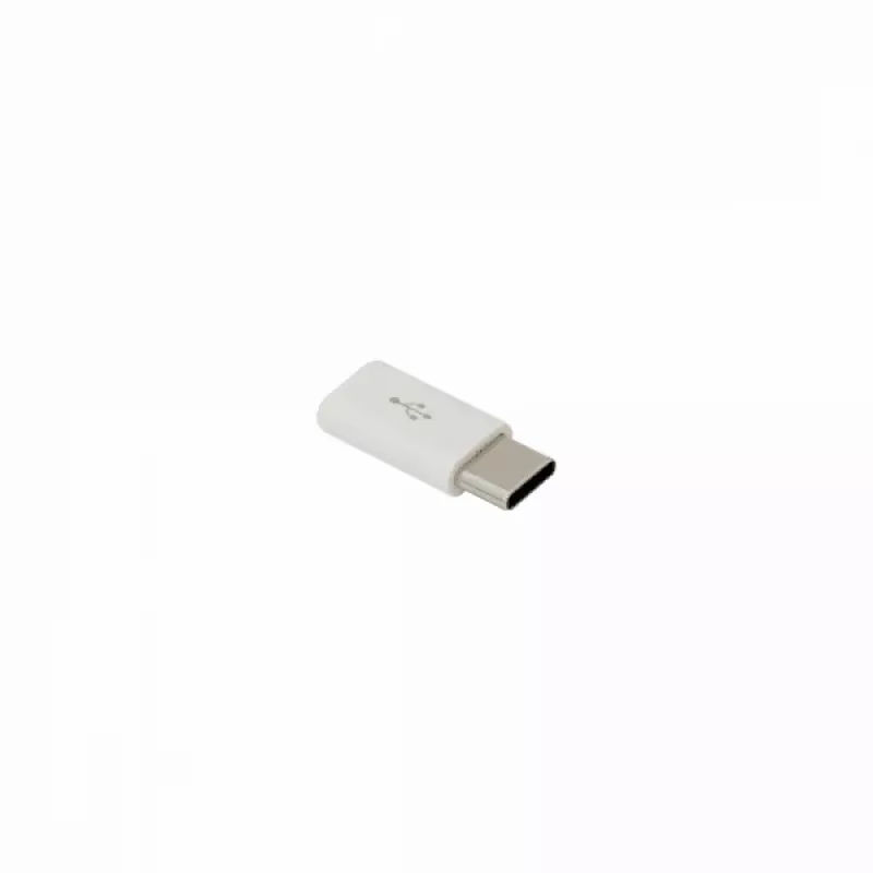 Sbox AD.USB-C W Micro USB 2.0 F. -> TYPE C M. Weiß