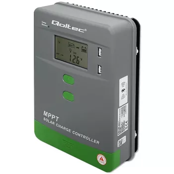MPPT Solar-Laderegler QOLTEC 53662 mit Temperatursensor