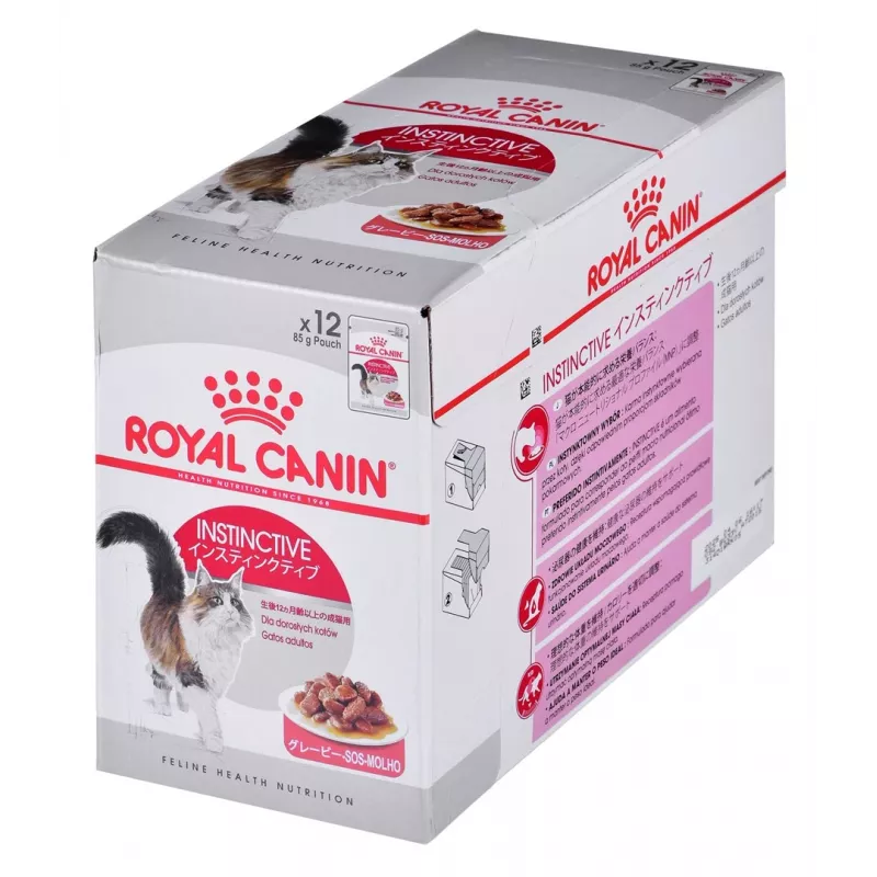 Nassfutter für Katzen Royal Canin Instinctive 12 x 85 g — Geflügel, ausgewachsen, Unterstützung der Harnwegsgesundheit