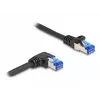Netzwerkkabel DeLOCK RJ45 Cat.6A S/FTP 0,5 m Schwarz