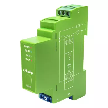 Shelly Pro Dimmer 1 DIN-Schienen-Smart-Schalter, 1-Kanal