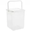 Kunststoff-Waschmittelbehälter Rotho Basic 9 L Modell 1770101100RP, weiß, Deckel, Aufhängeloch