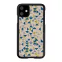 Handyhülle man and wood für iPhone 11 — blaues Dreieck auf Schwarz, schützende Hartschale