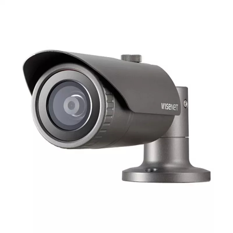 Bullet IP-Überwachungskamera Hanwha Wisenet QNO-6012R1 — 2,8 mm, 1920×1080, innen/außen, Decken-/Tischmontage, schwarz