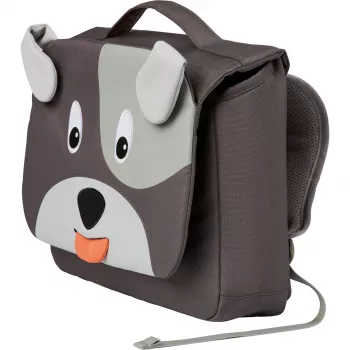 Schultasche Hund (Grau)