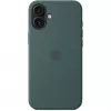 Apple iPhone 16 Plus Silikon Case mit MagSafe – Seegrün