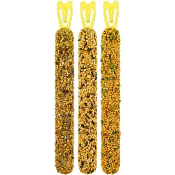 VITAKRAFT Cracker Mix Banane, Kiwi, Pfeffer - Leckerli für Wellensittiche - 3 Stk.